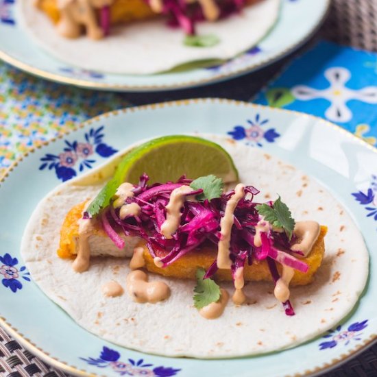 Gardein Fishless Tacos