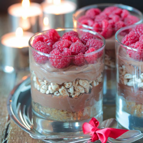 Nutella Raspberry Trifle