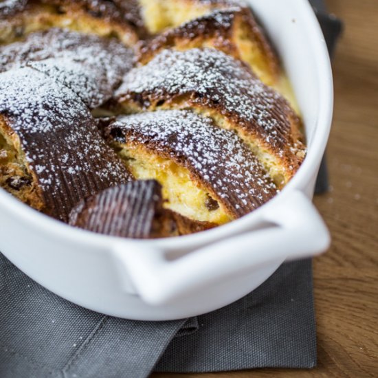 Panettone Bread Pudding