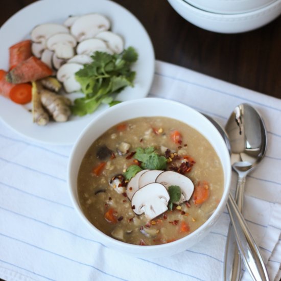 Mushroom Ginger Congee