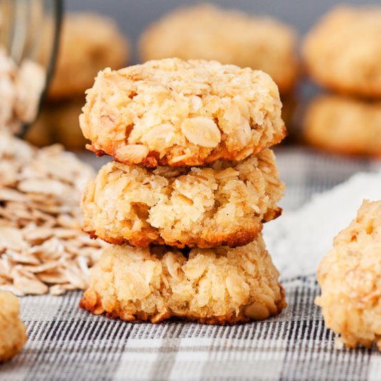 Flourless Oatmeal Coconut Cookies