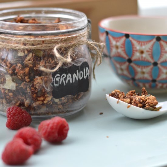 Spiced Apple Granola Clusters