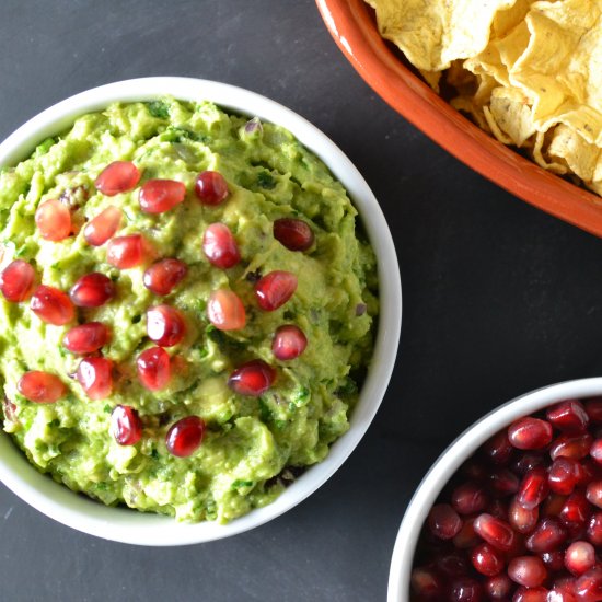 Pomegranata Guacamole