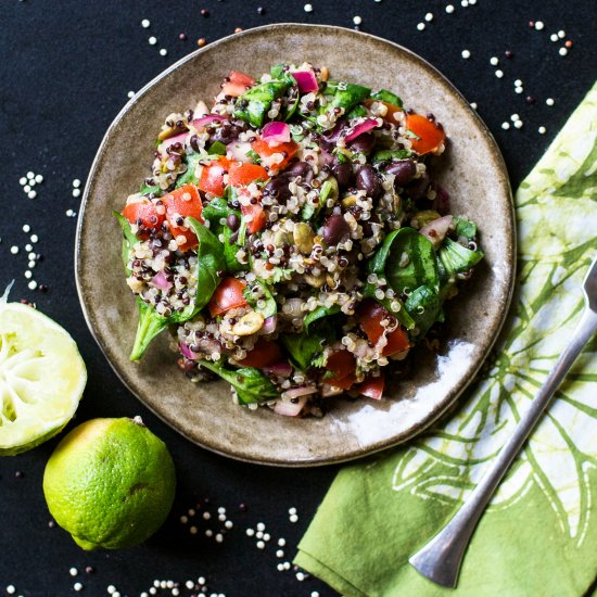 Zesty Cilantro Lime Quinoa Salad