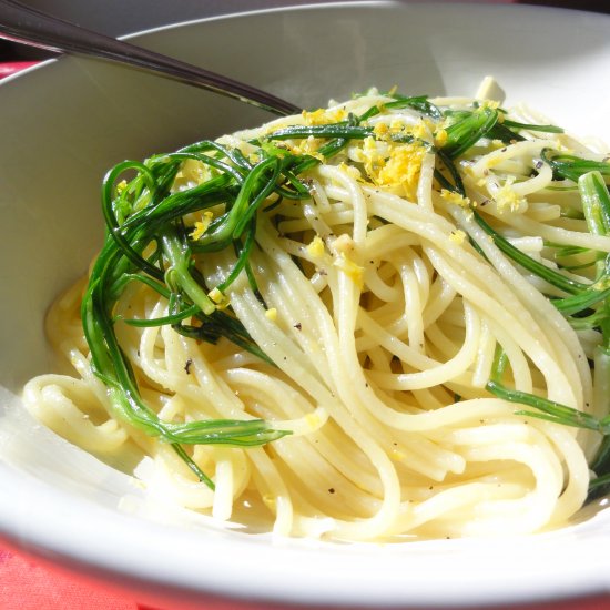 Spaghetti with Barba di Frate