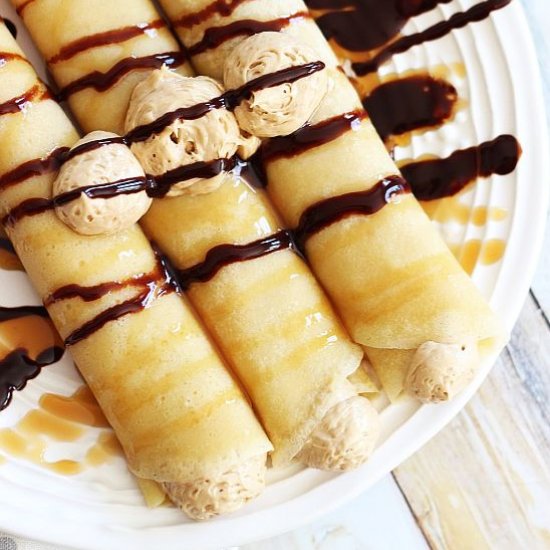 Salted Caramel Crepes