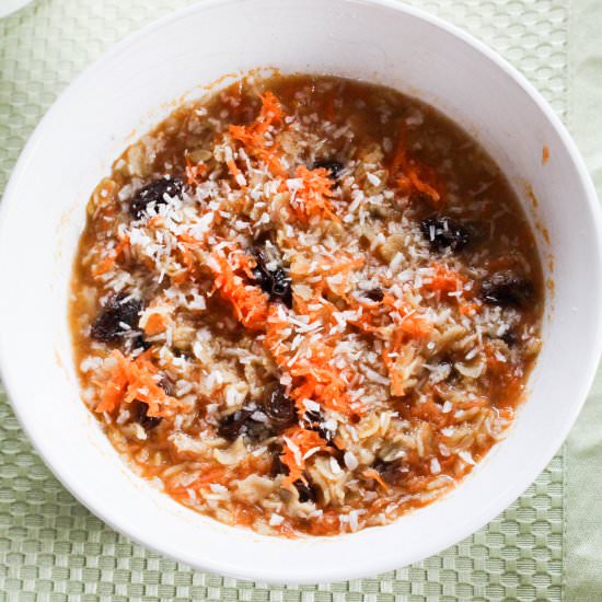 Carrot Cake Oatmeal