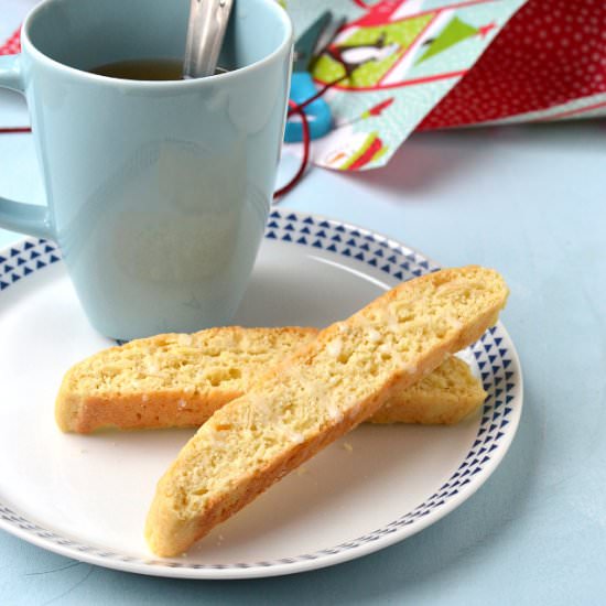 Lemon Almond Biscotti