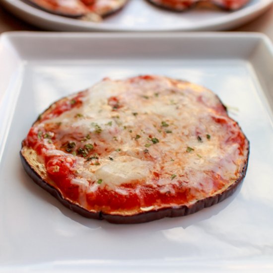 Mini Eggplant Pizzas