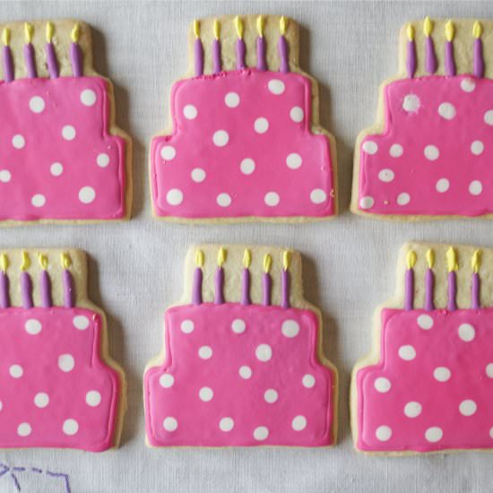 Birthday Cake Sugar Cookies