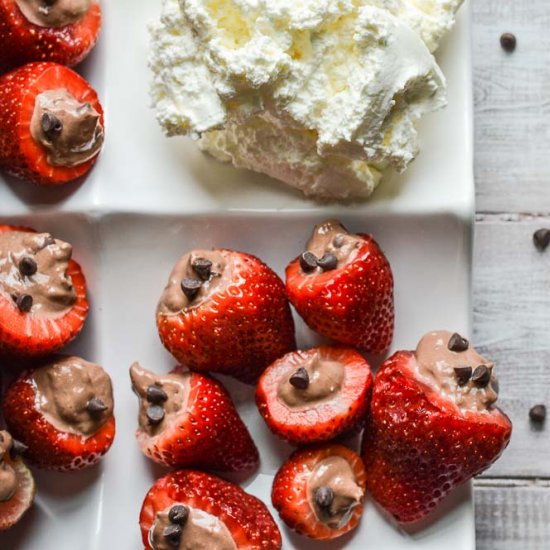 Chocolate Cheesecake Strawberries