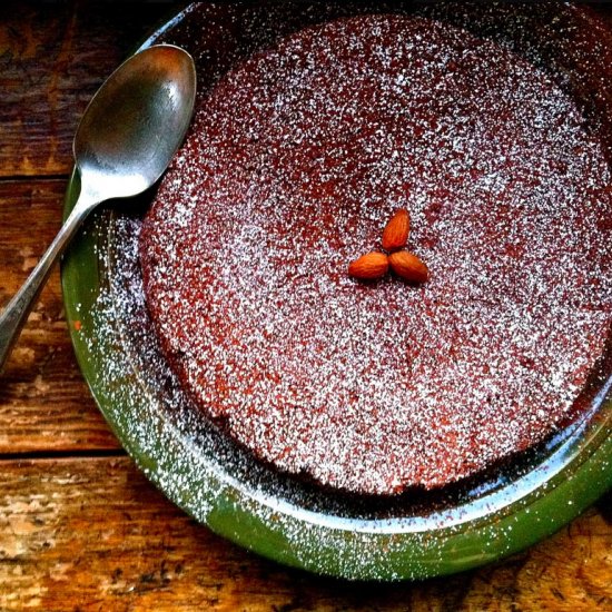 Buckwheat Chocolate Almond Cake