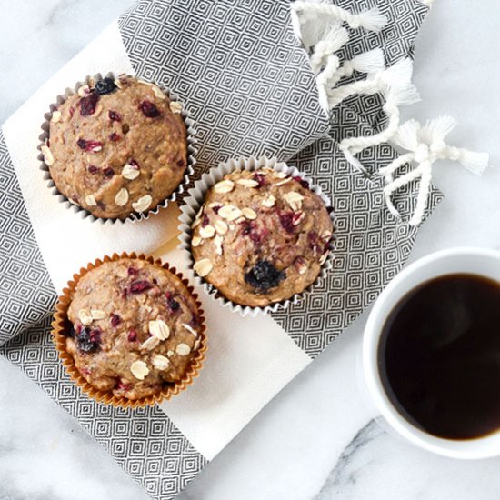 Whole Wheat Berry Muffins