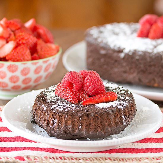 Flourless Dark Chocolate Cake