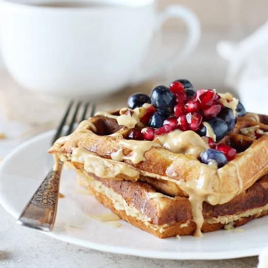 banana bread waffles