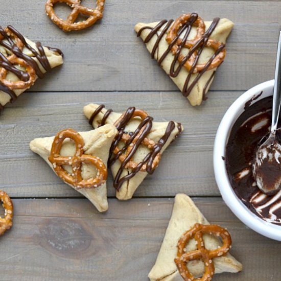 PB Chocolate Pretzel Hamantaschen