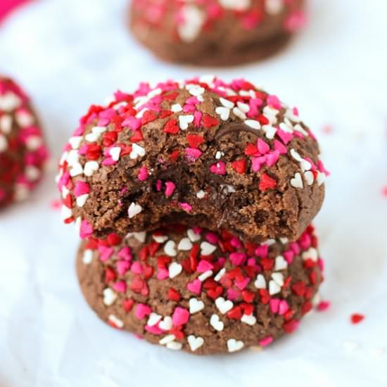 Festive Double Chocolate Cookies