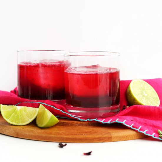 5-Ingredient Hibiscus Margarita