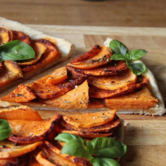 Smokey Sweet Potato Pizza