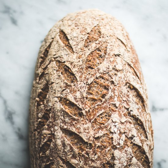 Seeded Gluten Free Sourdough Bread