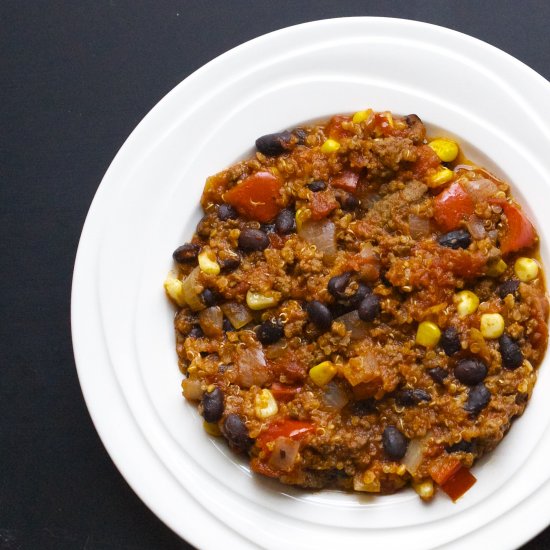 One Pot Texan Turkey Quinoa