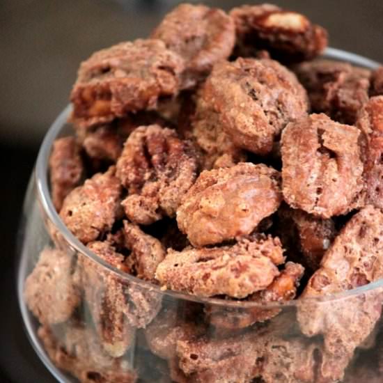 Vanilla Cinnamon Candied Pecans