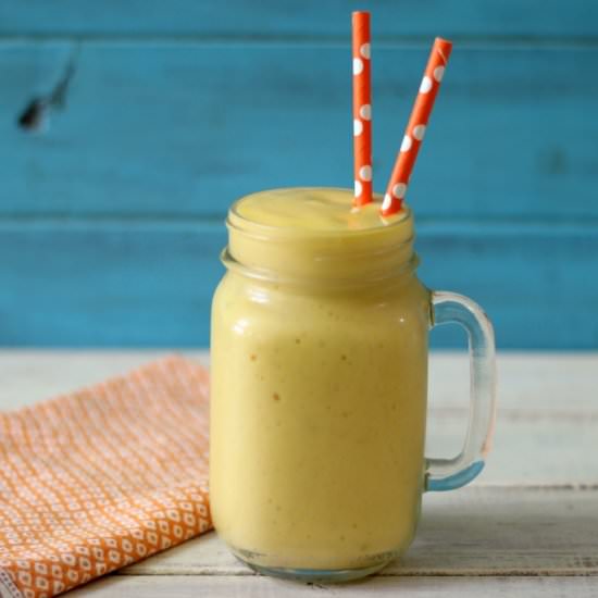 Mango Peach Protein Smoothie