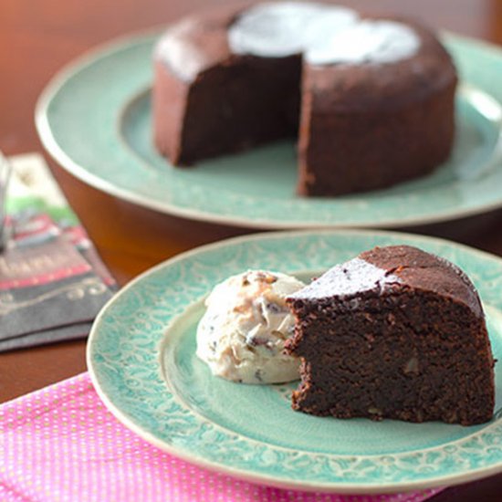 Flourless Poppy Seed Chocolate Cake