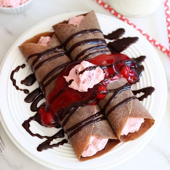 Black Forest Crepes