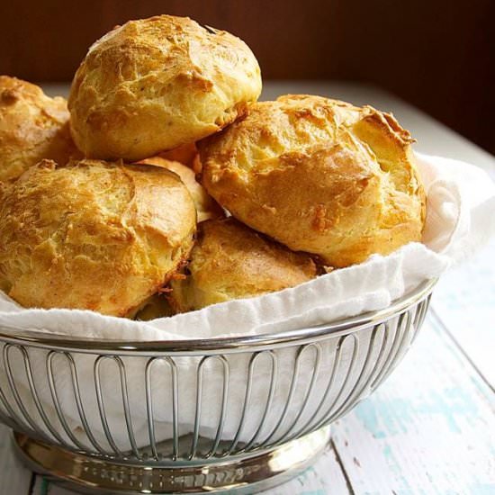 Easy Gruyere & Black Pepper Gougere