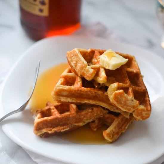 Toasted Oat and Honey Waffles