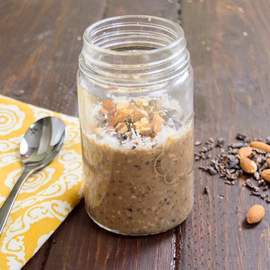 Almond Joy Overnight Oats