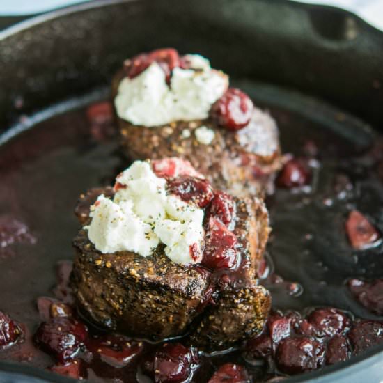 Steak Tenderloin with Port Wine