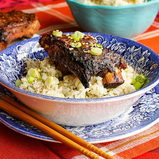 Red Miso Slow Cooker BBQ Ribs