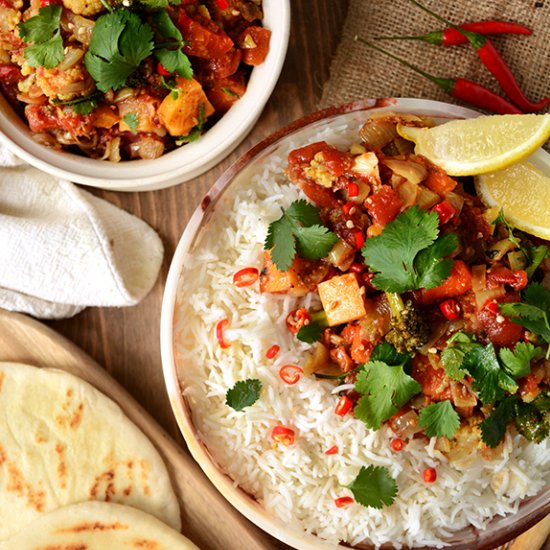 Roasted Vegetable Jalfrezi