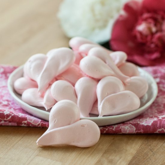 Strawberry Meringue Hearts