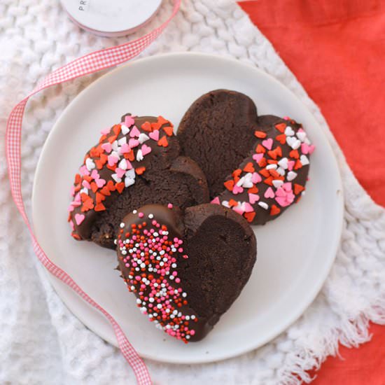 Chocolate Shortbread Cookies