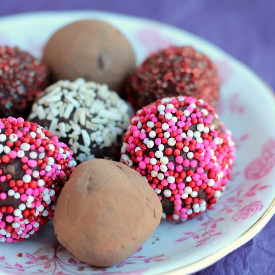 Lentil Chocolate Truffles