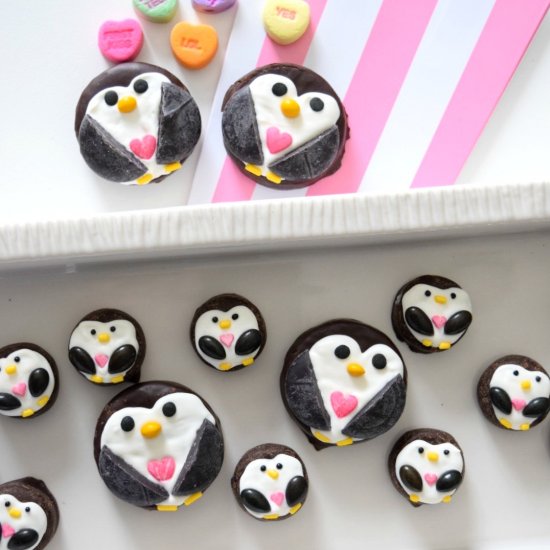 Penguin Valentines Day Candies