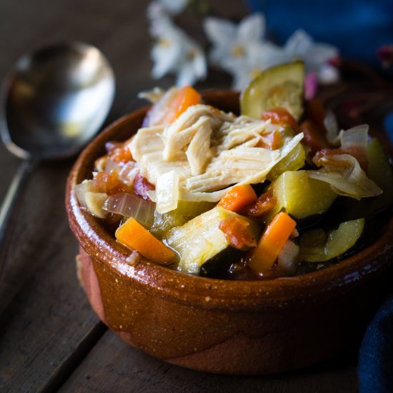 Crock Pot Chicken Tortilla Soup