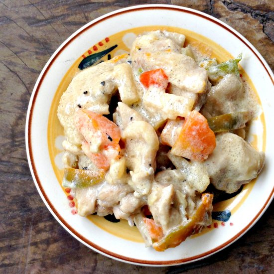 Creamy Chicken with Pineapples