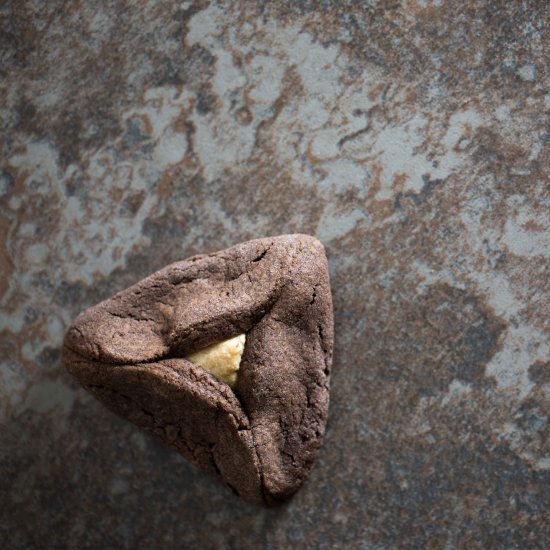 Peanut Butter Brownie Hamantaschen