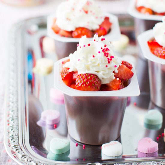 Valentine’s Day Pudding Cups