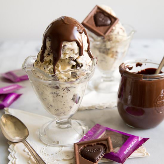 Chocolate Chip Ice Cream Sundae