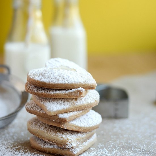 3 ingredients short bread cookies