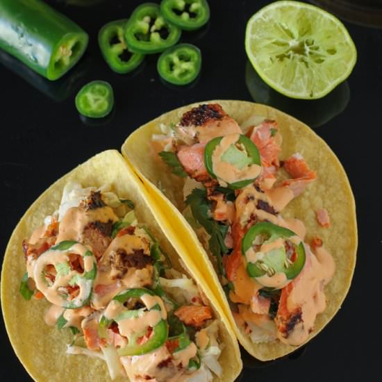 Salmon Tacos