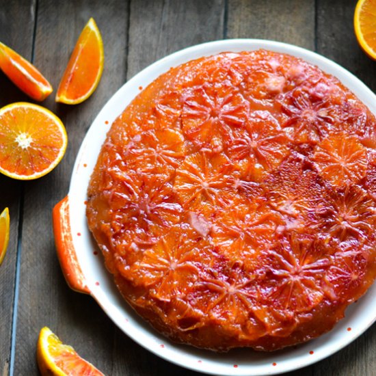 Blood Orange Upside-Down Cake