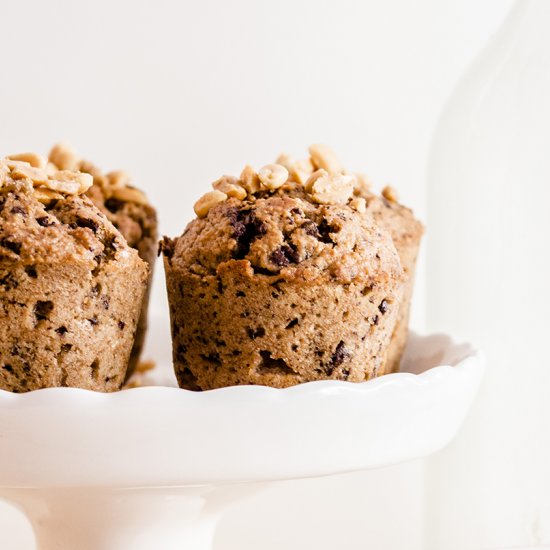 Peanut eggless muffins