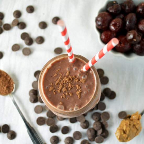 Chocolate Covered Cherry Smoothie