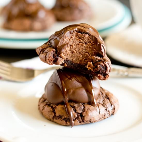 Nutella Brownie Cookies